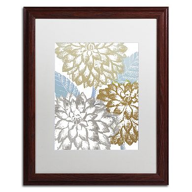 Trademark Fine Art Sea Dahlias II Framed Wall Art