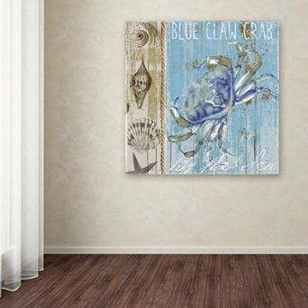 Trademark Fine Art Blue Crab I Canvas Wall Art