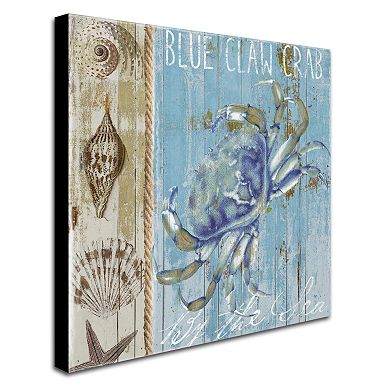 Trademark Fine Art Blue Crab I Canvas Wall Art