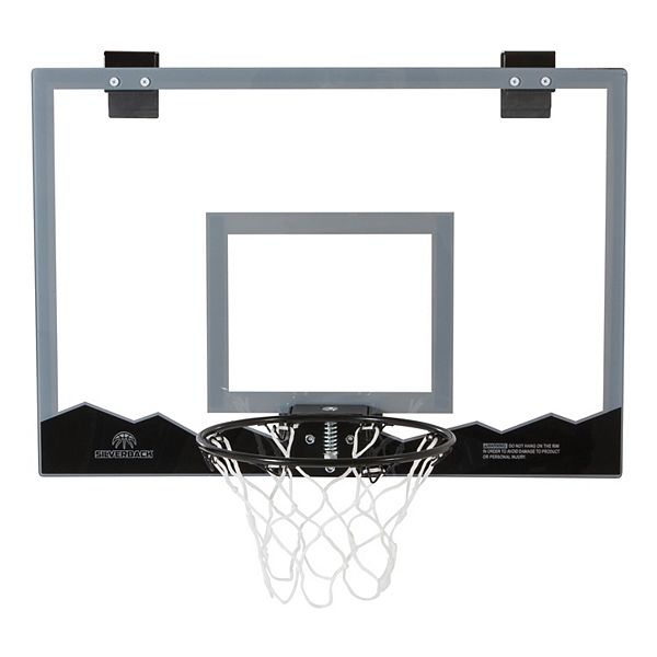 BLACK Mini Basketball Hoop Set Black Backboard Hoop Chain 