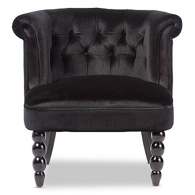 Baxton Studio Flax Tufted Accent Chair 
