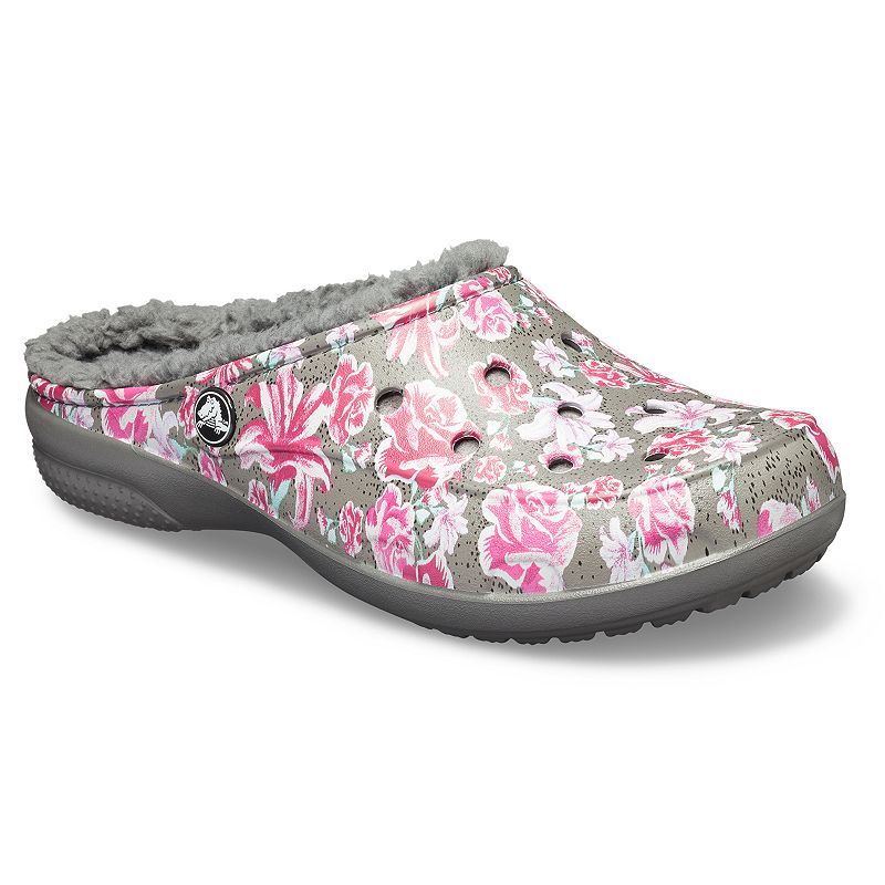 UPC 191448222120 product image for Crocs Freesail Women's Lined Clogs, Size: 6, Gray Multi Floral | upcitemdb.com