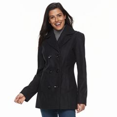 Womens Grey Peacoat Coats & Jackets - Outerwear, Clothing | Kohl's
