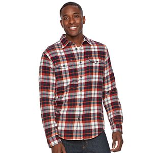 Men's SONOMA Goods for Life™ Plaid Flannel Button-Down Shirt