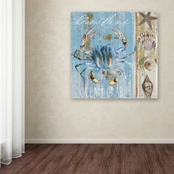 Trademark Fine Art Blue Crab II Canvas Wall Art
