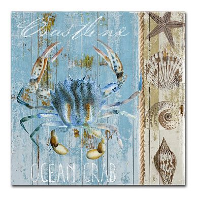 Trademark Fine Art Blue Crab II Canvas Wall Art