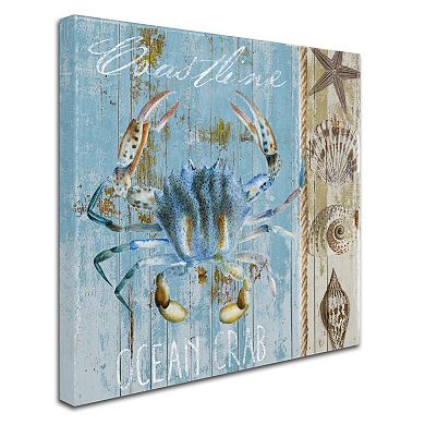 Trademark Fine Art Blue Crab II Canvas Wall Art