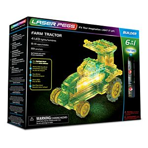 Laser Pegs 6-in-1 Farm Tractor Kit