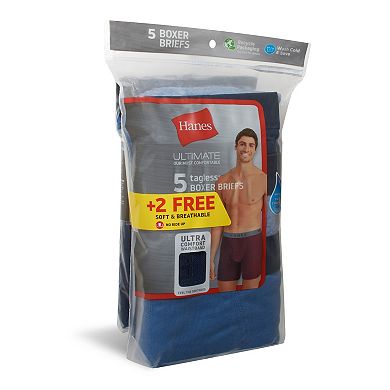 Men's Hanes Ultimate® ComfortFlex Waistband 5-pack + 2 Bonus Boxer Briefs