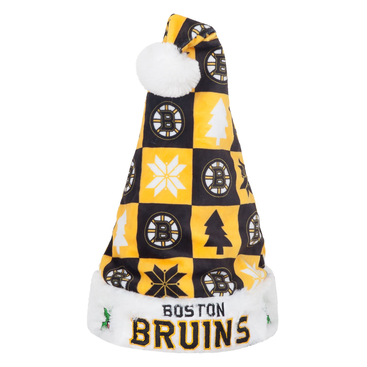 boston bruins santa hat