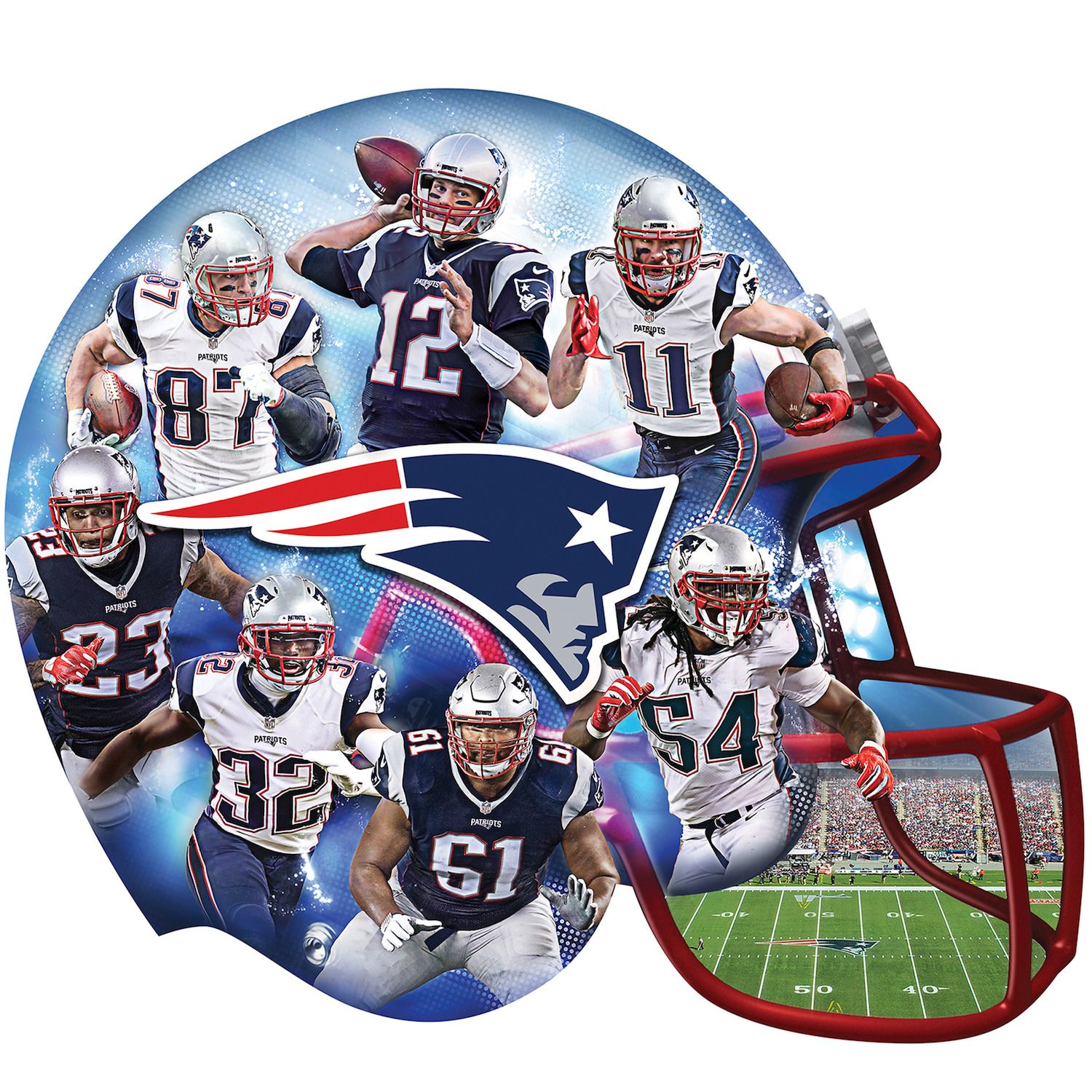 patriots lego helmet