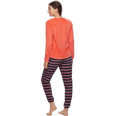 Women's Sonoma Goods For Life® Velour 2-piece Sleepwear Set