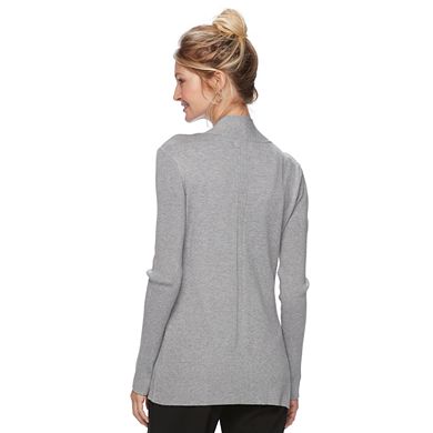 Women's Dana Buchman Ribbed Open-Front Cardigan