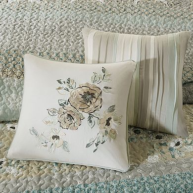 Madison Park 6-piece Felicity Quilt Set with Shams and Decorative Pillows