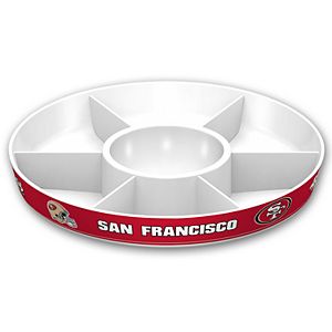 San Francisco 49ers NFL Divided Party Platter