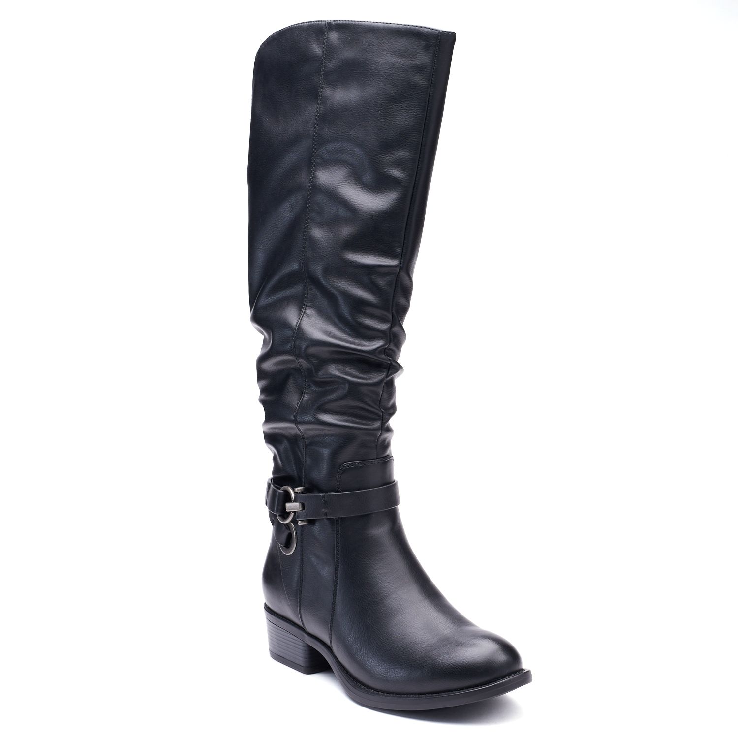 kohls wide calf boots