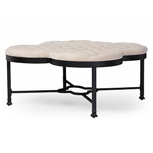 Baxton Studio Vintage Industrial Coffee Table Ottoman