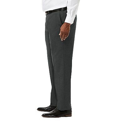 Big & Tall J.M. Haggar Premium Classic-Fit Sharkskin Stretch Flat-Front Suit Pants