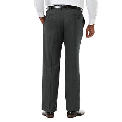 Big & Tall J.M. Haggar Premium Classic-Fit Sharkskin Stretch Flat-Front Suit Pants