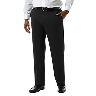 Big & Tall J.M. Haggar Premium Classic-Fit Sharkskin Stretch Flat-Front Suit Pants