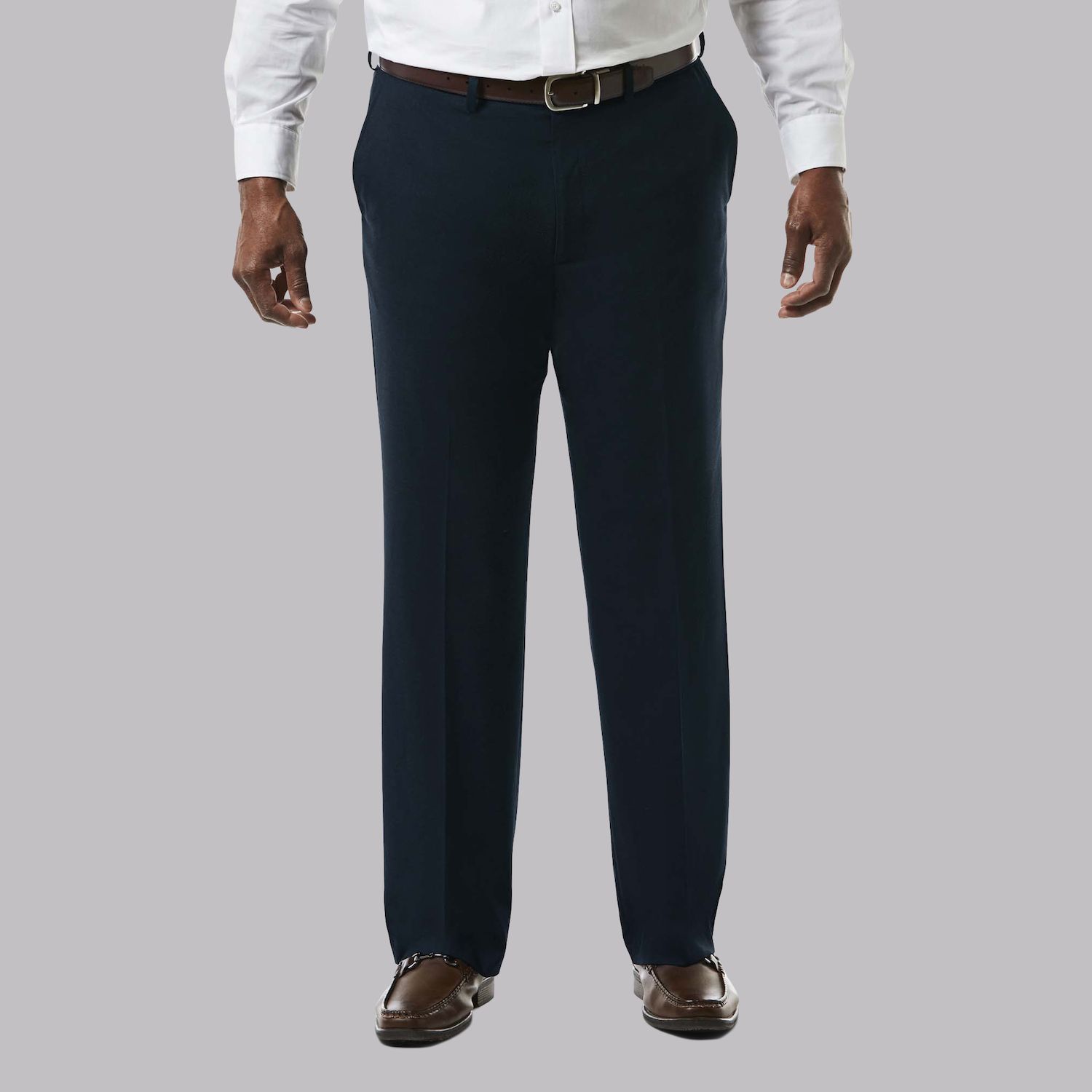 Big & Tall J.M. Haggar Premium Classic-Fit Sharkskin Stretch Flat