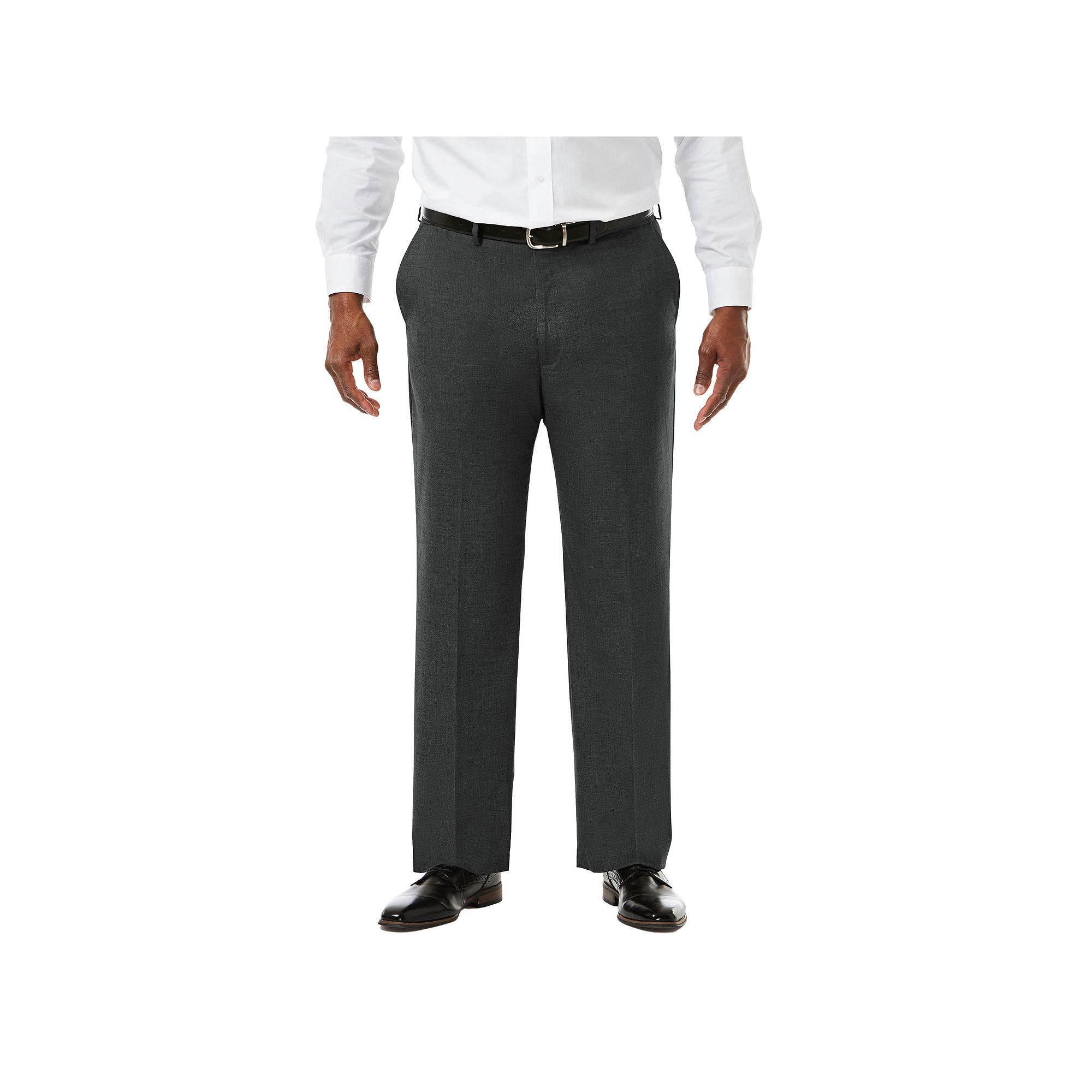 Big & Tall J.M. Haggar Premium Classic-Fit Sharkskin Stretch Flat-Front Sui