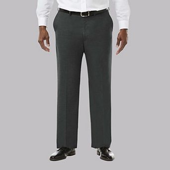 Big & Tall J.M. Haggar Premium Classic-Fit Sharkskin Stretch Flat-Front Suit Pants