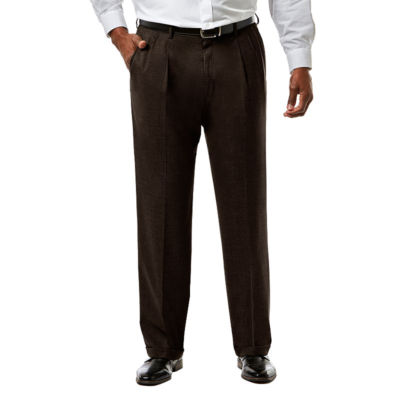 Big & Tall J.M. Haggar Premium Classic-Fit Sharkskin Stretch Pleated Suit P