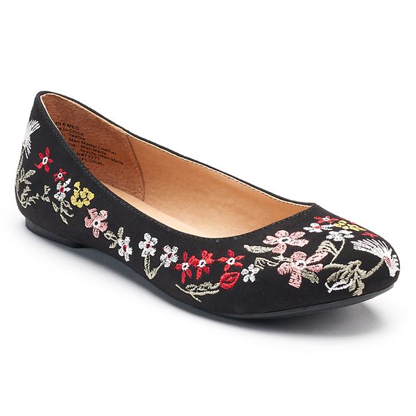 kohls flats womens