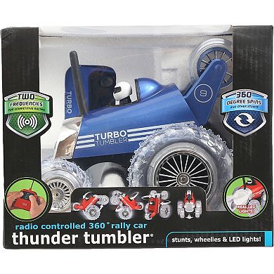 Black Series Monster Spinning Turbo Tumbler RC Toy Car