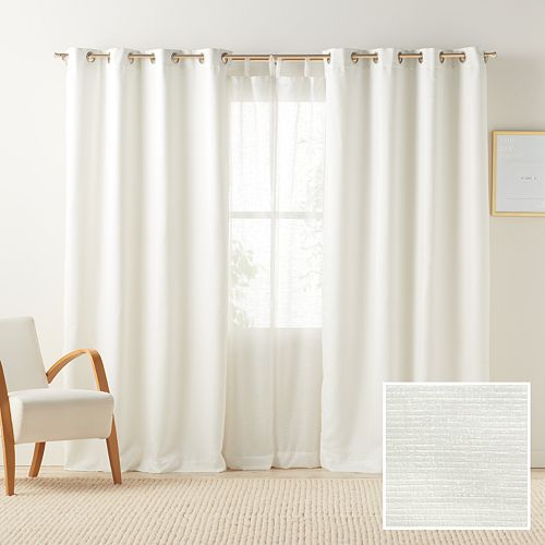 LC Lauren Conrad 1Panel Antigua Room Darkening Lined Window Curtain