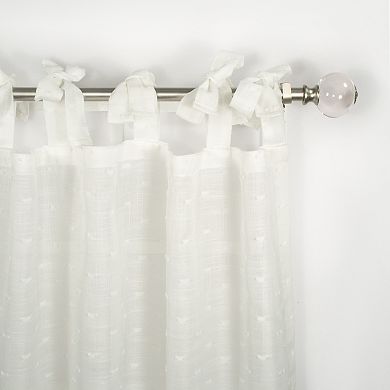 LC Lauren Conrad 1-Panel Gabby Sheer Window Curtain
