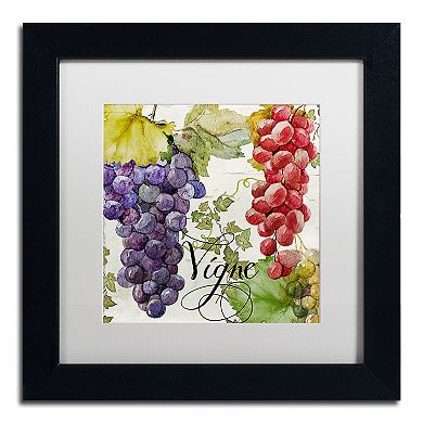 Trademark Fine Art Wines Of Paris I Black Framed Wall Art