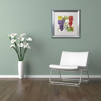 Trademark Fine Art Wines Of Paris I Silver Finish Framed Wall Art