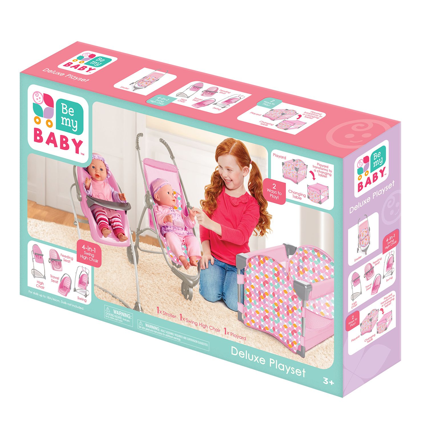 be my baby deluxe stroller 4 in 1
