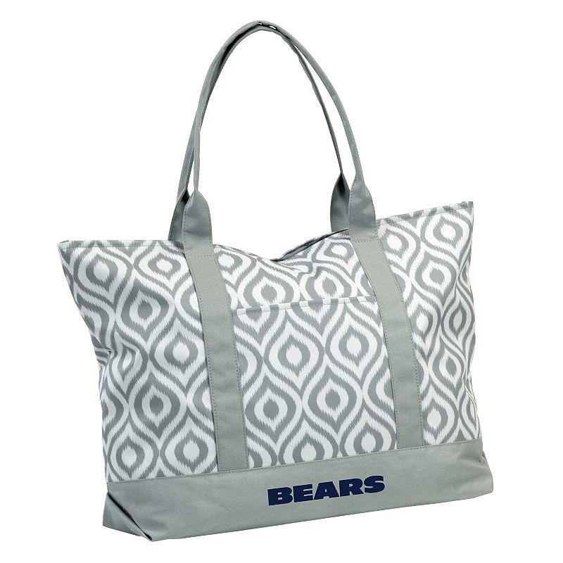 Logo Brand Chicago Bears Ikat Tote, Grey