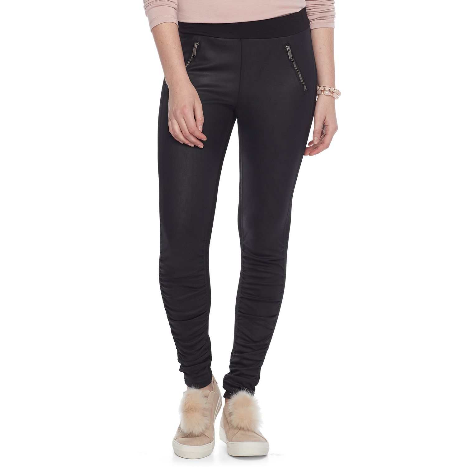faux leather pants kohls