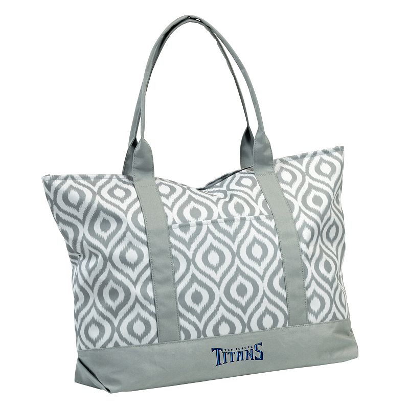 Logo Brand Tennessee Titans Ikat Tote, Grey