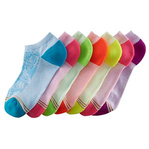 Girls 7-16 GOLDTOE 6-pack + 1 Bonus Floral No-Show Socks