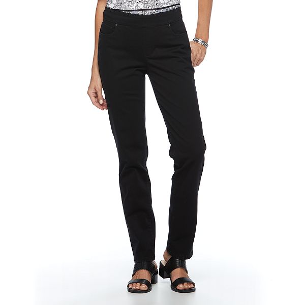 womens pull on twill pants