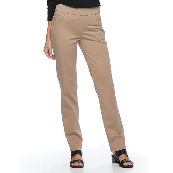 Women's Croft & Barrow® Twill Pull-On Pants