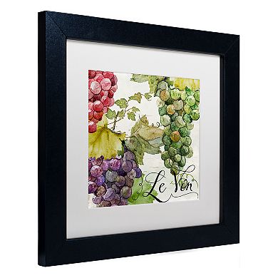 Trademark Fine Art Wines Of Paris II Black Framed Wall Art