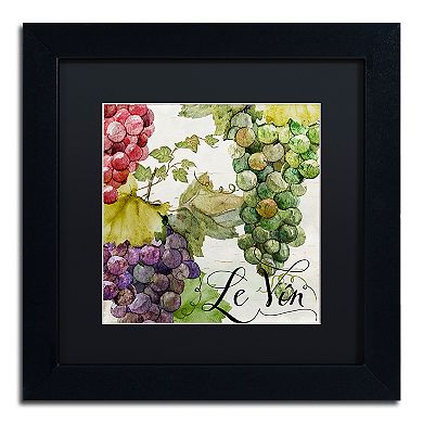 Trademark Fine Art Wines Of Paris II Black Framed Wall Art