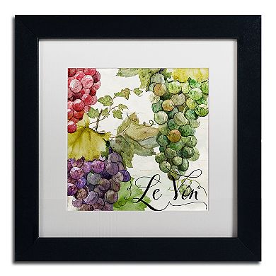 Trademark Fine Art Wines Of Paris II Black Framed Wall Art