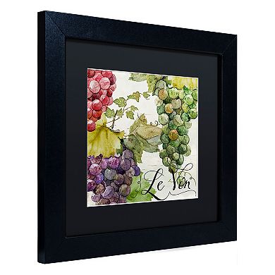 Trademark Fine Art Wines Of Paris II Black Framed Wall Art