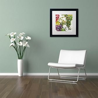 Trademark Fine Art Wines Of Paris II Black Framed Wall Art