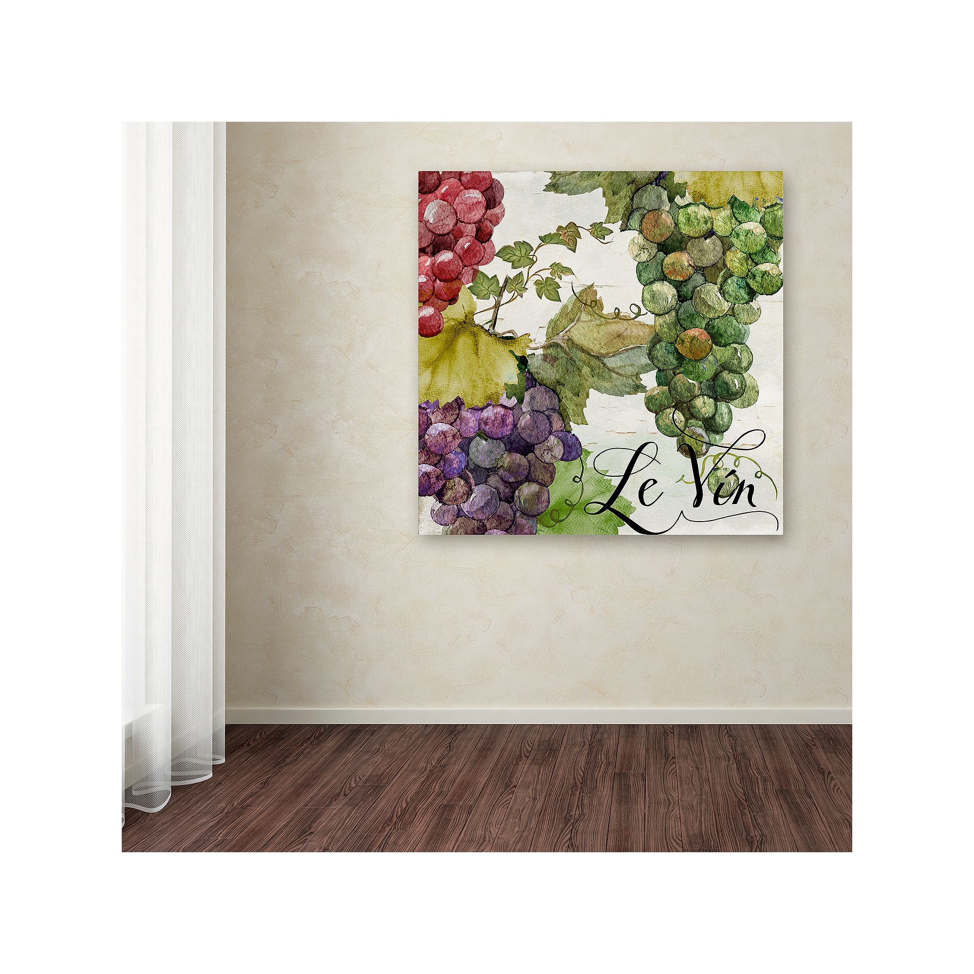 Trademark Fine Art Wines Of Paris II Canvas Wall Art, Green
