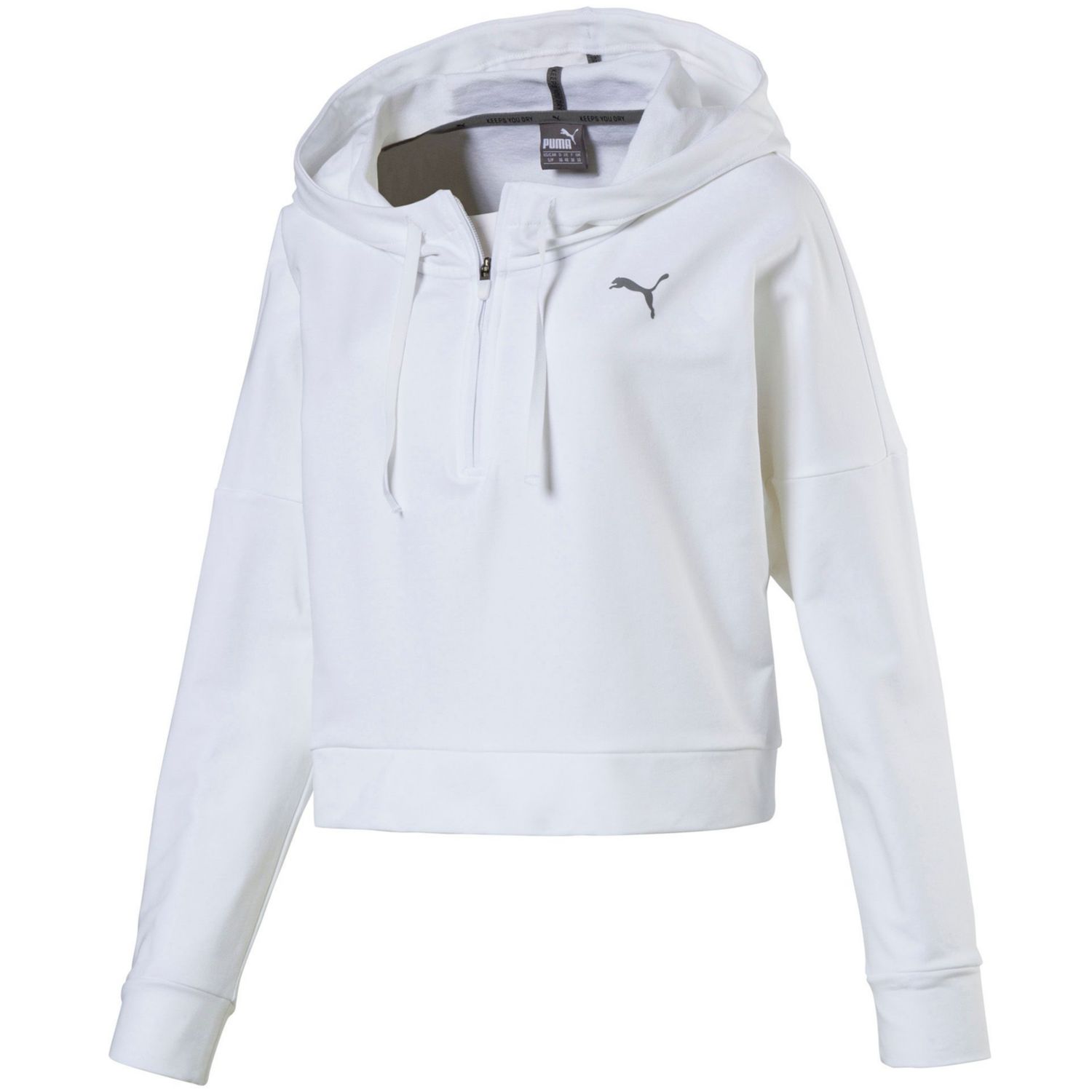 Women's PUMA Cropped French Terry Hoodie