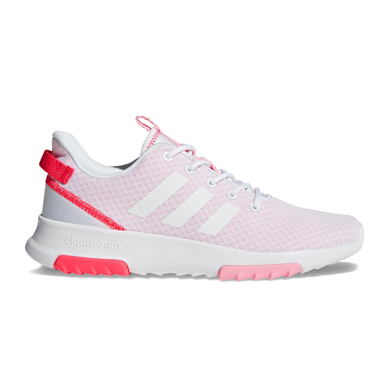 adidas cloudfoam racer white