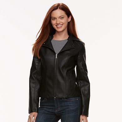 Women's Gallery Faux-Leather Jacket